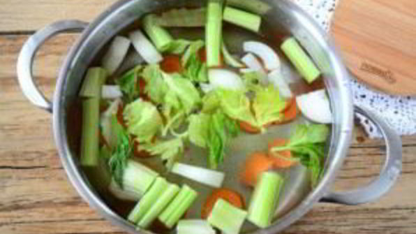 суп-пюре из лука-порея