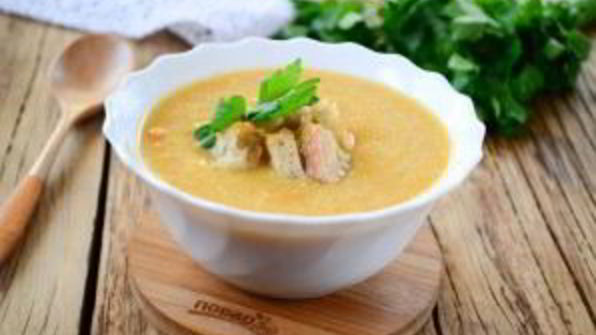 суп-пюре из лука-порея