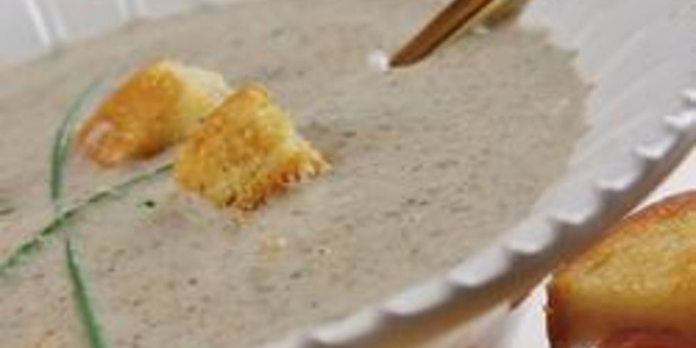 Рецепт суп пюре из шампиньонов