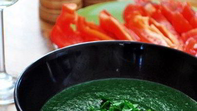 Суп-пюре из шпината