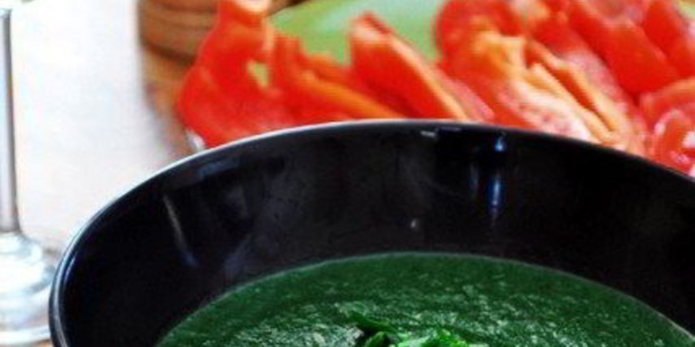 Рецепт суп-пюре из шпината