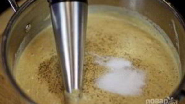 суп-пюре из свежих грибов