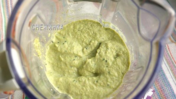 суп-пюре из цукини, брокколи и шампиньонов