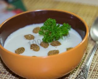 Суп пюре из цветной капусты со сливками