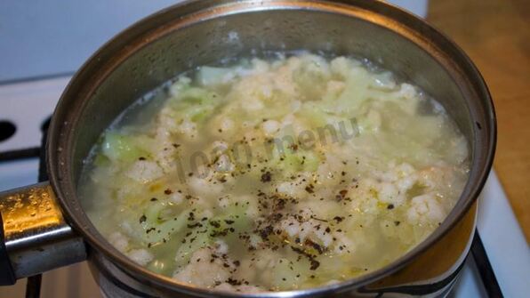 суп пюре из цветной капусты со сливками