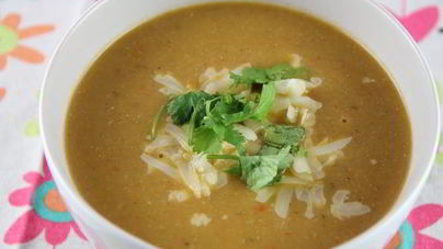 Суп-пюре из тыквы и баклажанов