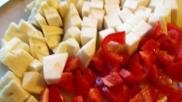 суп-пюре из тыквы и баклажанов