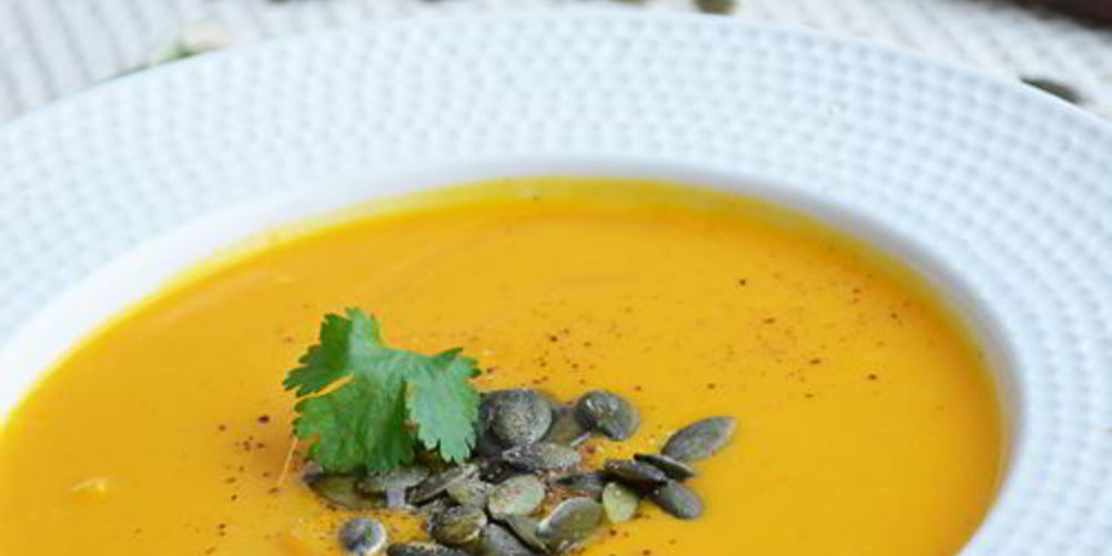 Рецепт суп-пюре из запеченной тыквы
