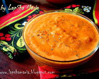 Суп-пюре из запеченных овощей