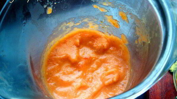 суп-пюре из запеченных овощей