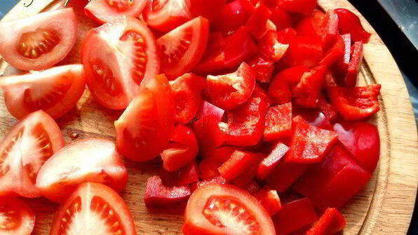 суп-пюре из запеченных овощей