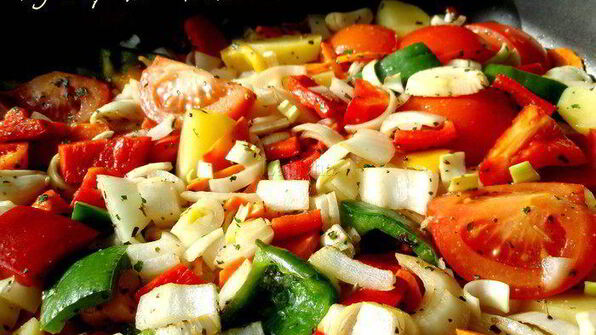 суп-пюре из запеченных овощей