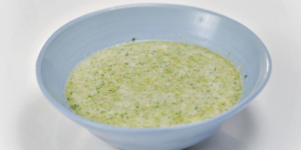 Рецепт суп-пюре из зеленого горошка и лимона