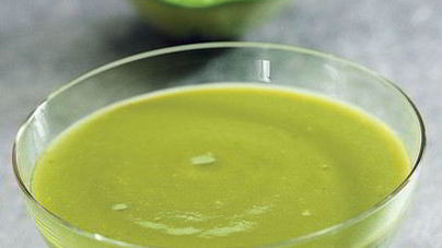 Суп-пюре из зеленого горошка