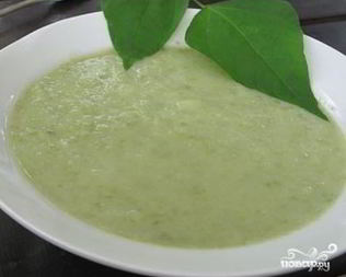 Суп-пюре из зеленой фасоли