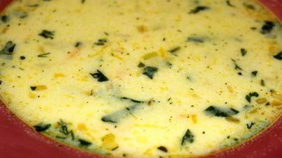 Суп пюре картофельный с сыром