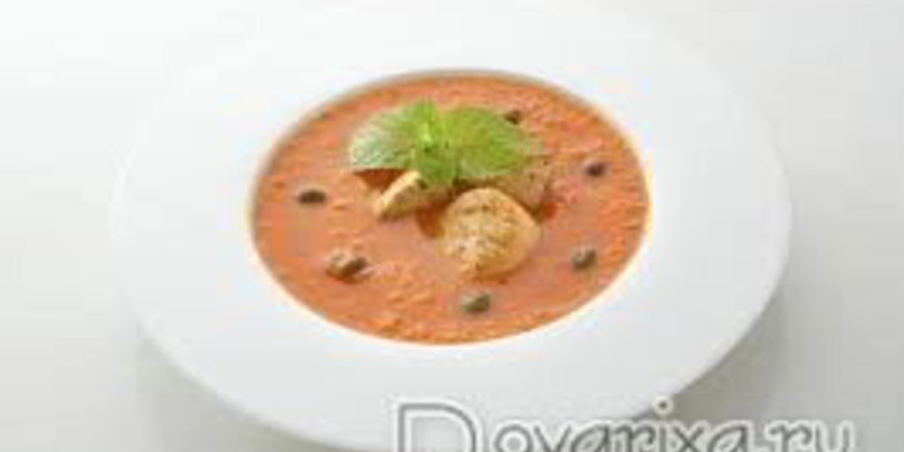 Рецепт суп-пюре морковный с гребешком и индейкой