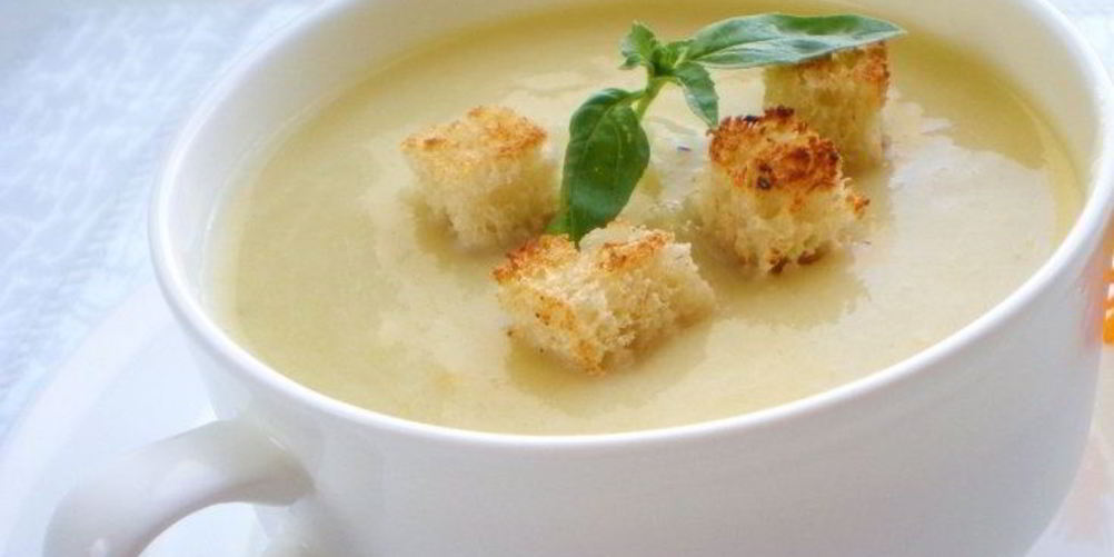 Рецепт суп-пюре простой из кабачков