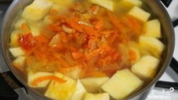 суп-пюре с фрикадельками