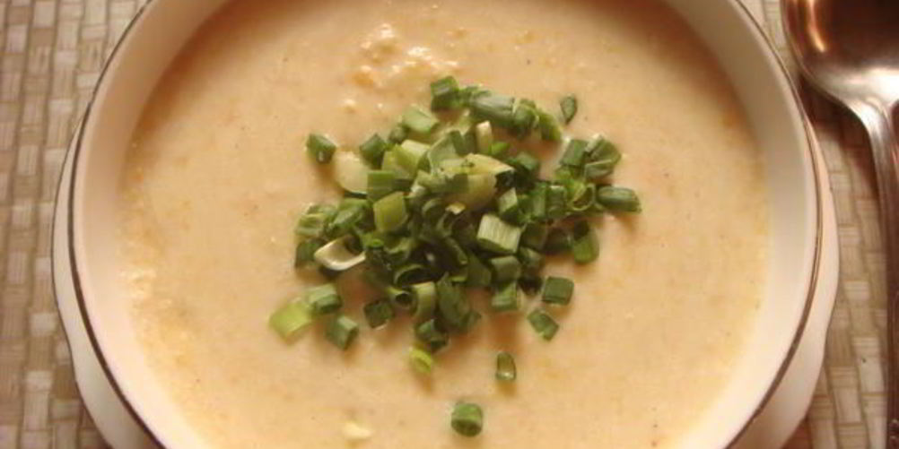 Рецепт суп-пюре с креветками и картофелем