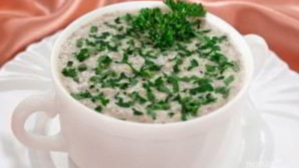 суп-пюре с шампиньонами