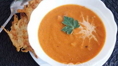 Суп пюре томатный
