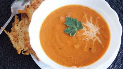 Суп пюре томатный