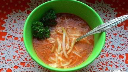 Томатный суп-пюре простой