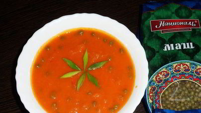 Томатный суп-пюре с машем