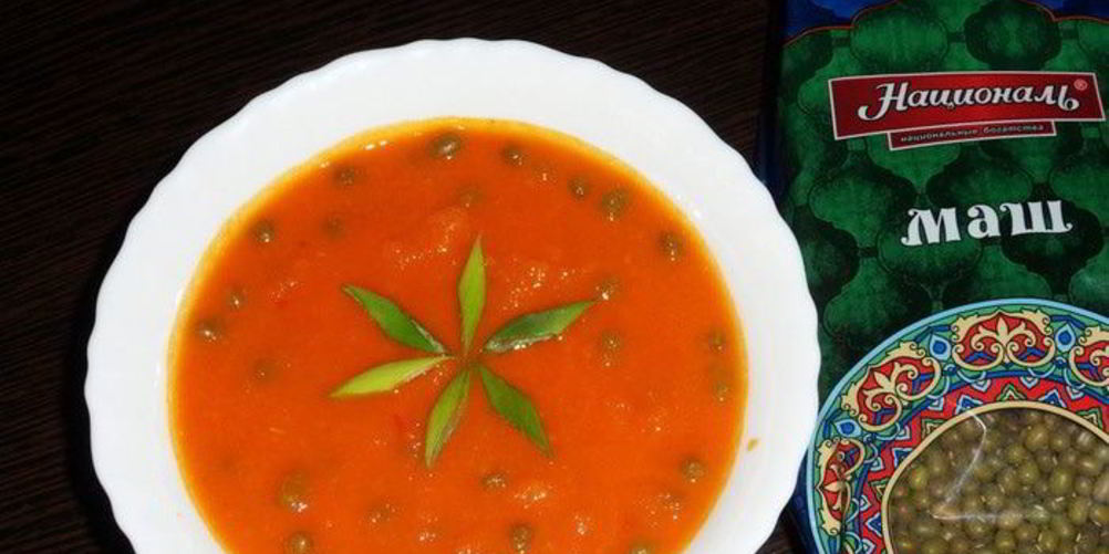 Рецепт томатный суп-пюре с машем