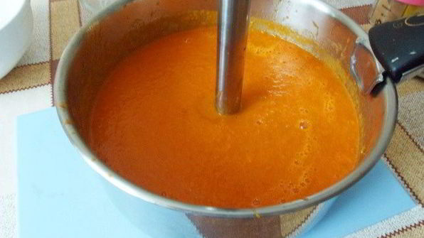 томатный суп-пюре с машем