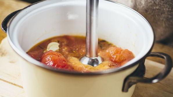 томатный суп-пюре с розмарином