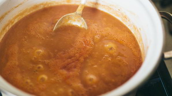 томатный суп-пюре с розмарином