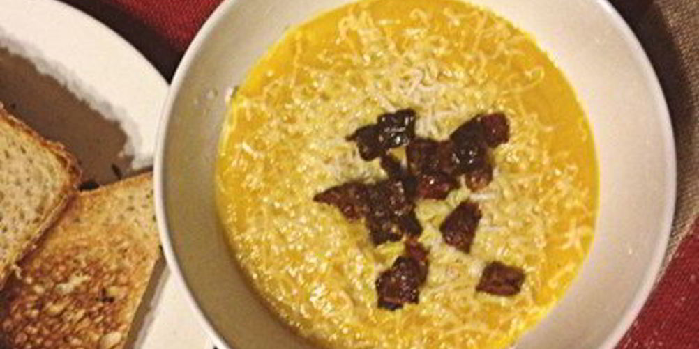 Рецепт тыквенный суп-пюре с бананом