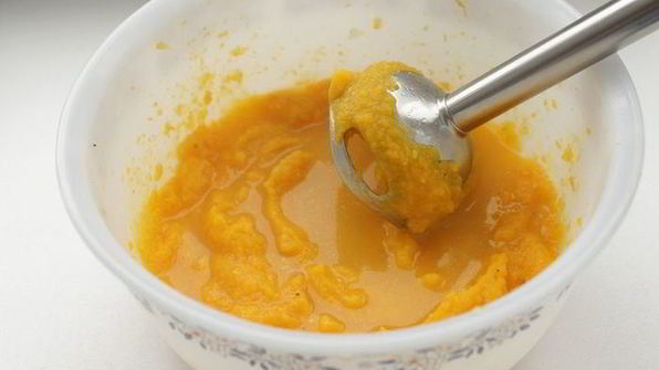 тыквенный суп-пюре с чечевицей