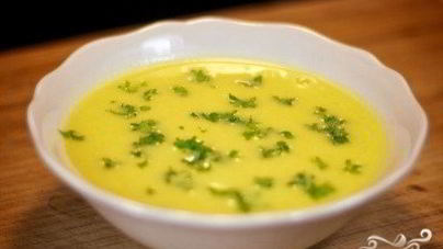 Тыквенный суп-пюре с рисом