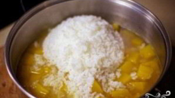 тыквенный суп-пюре с рисом