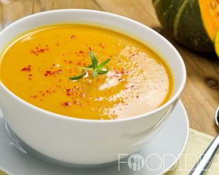 Тыквенный суп-пюре с сыром