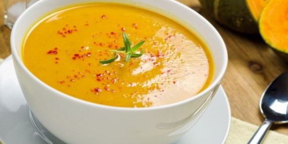 Рецепт тыквенный суп-пюре с сыром