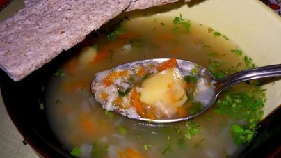 Суп разгрузочный с геркулесом