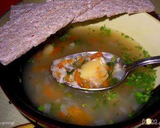 Суп разгрузочный с геркулесом