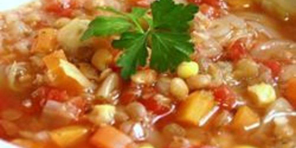 Рецепт суп с чечевицей и свежей капустой