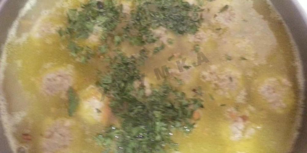 Рецепт суп с фрикадельками из куриного фарша