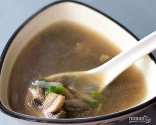 Суп с грибами