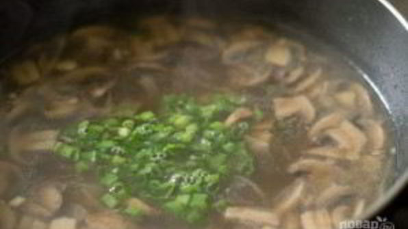 суп с грибами