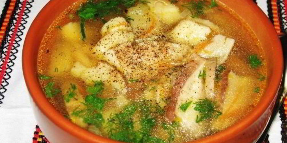 Рецепт суп с картофельными галушками