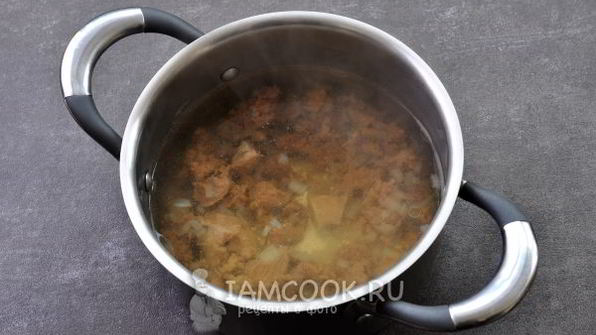 суп с красной фасолью консервированной