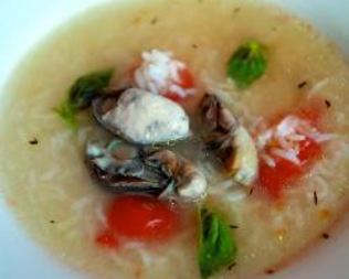 Суп с мидиями