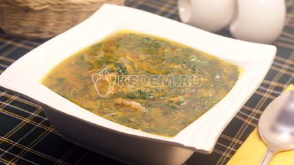 Суп с щавелем