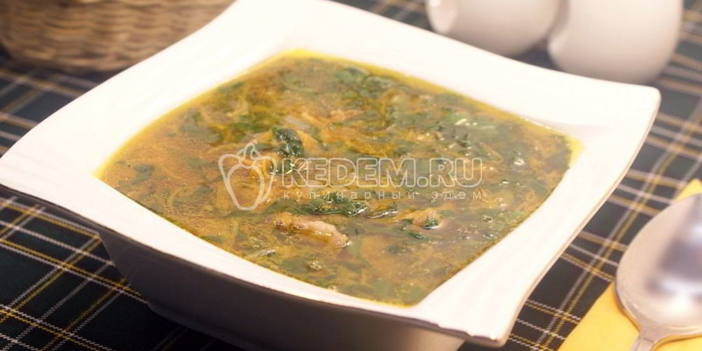 Рецепт суп с щавелем